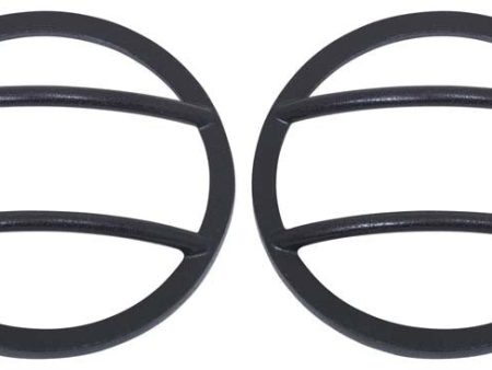 Kentrol 07-18 Jeep Wrangler JK Front Marker Covers Pair - Textured Black on Sale