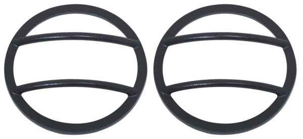 Kentrol 07-18 Jeep Wrangler JK Front Marker Covers Pair - Textured Black on Sale