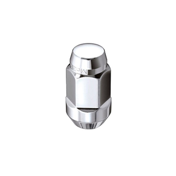 McGard Hex Lug Nut (Cone Seat Bulge Style) M14X1.5   13 16 Hex   1.945in. Length (4-Pack) - Chrome Online