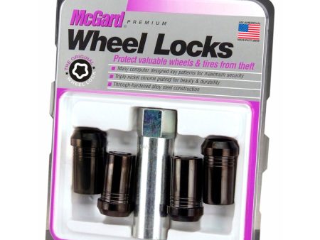 McGard Wheel Lock Nut Set - 4pk. (Tuner   Cone Seat) M14X1.5   1in. Hex   1.935in. Length - Black Discount