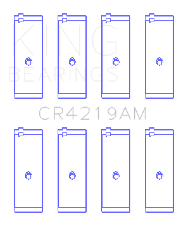 King Toyota 1RZ (Size 0.25) Connecting Rod Bearing Set Online Sale