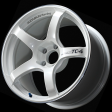 Advan TC4 18x8.5 +45 5-114.3 White Metallic & Ring Wheel Hot on Sale