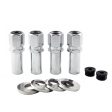 McGard Hex Lug Nut (Drag Racing X-Long Shank) 1 2-20   13 16 Hex   2.475in. Length (4-Pack) - Chrome Online Hot Sale