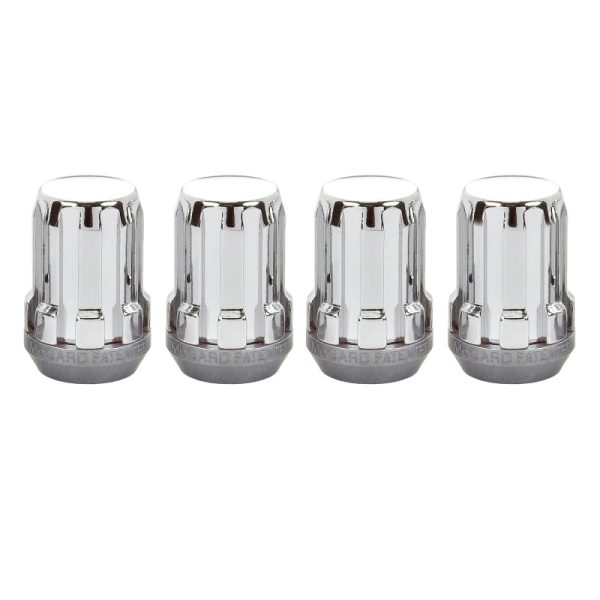 McGard SplineDrive Lug Nut (Cone Seat) M12X1.25   1.24in. Length (4-Pack) - Chrome (Req. Tool) Supply