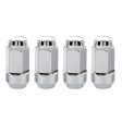 McGard Hex Lug Nut (Cone Seat Bulge Style) M14X1.5   22mm Hex   1.945in. Length (4-Pack) - Chrome For Discount