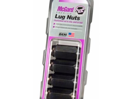 McGard Hex Lug Nut (Cone Seat) M14X1.5   22mm Hex   1.945in. Length (4-Pack) - Black on Sale