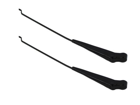 Kentrol 68-86 Jeep Windshield Wiper Arms Pair CJ - Powdercoat Black For Discount