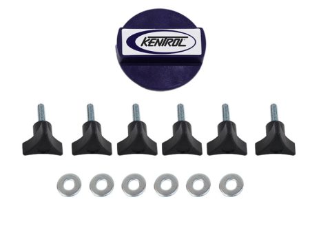 Kentrol 03-17 Jeep Wrangler TJ JK Hardtop Screws - Textured Black Cheap