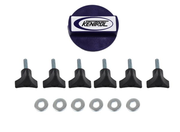 Kentrol 03-17 Jeep Wrangler TJ JK Hardtop Screws - Textured Black Cheap