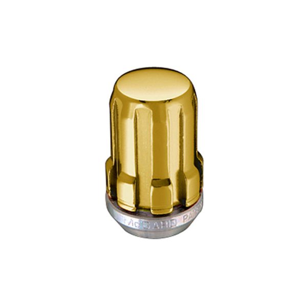 McGard SplineDrive Lug Nut (Cone Seat) M12X1.5   1.24in. Length (Box of 50) - Gold (Req. Tool) For Cheap