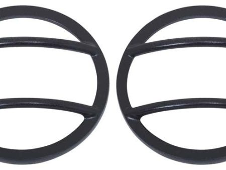 Kentrol 07-18 Jeep Wrangler JK Fog Light Cover Pair - Textured Black Supply