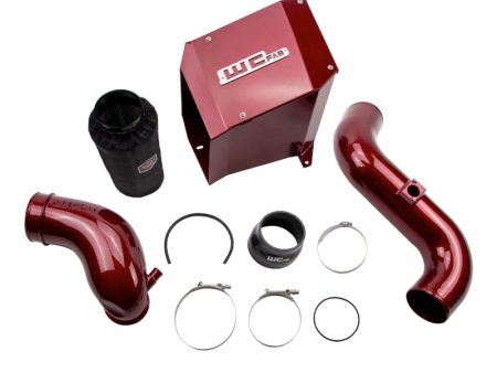 Wehrli 2004.5-2005 LLY Duramax 4in Intake Kit with Air Box Stage 2 - Red Discount