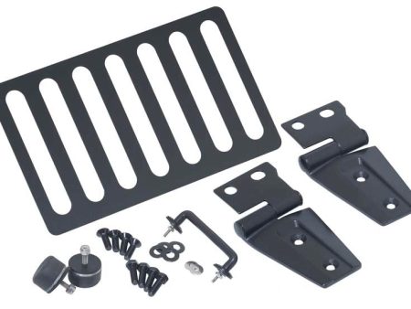 Kentrol 07-18 Jeep Wrangler JK Hood Kit Without Hood Catch - Textured Black Online Sale