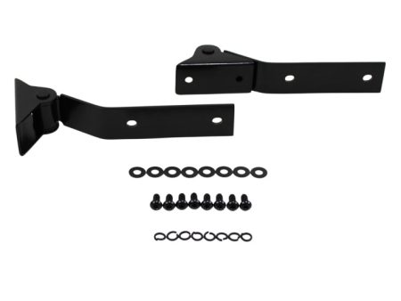 Kentrol 87-95 Jeep Wrangler YJ Tailgate Hinge Pair - Powdercoat Black Cheap