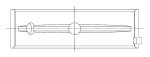 ACL 2015+ Dodge 6.2L V8 Standard Size Race Series W Extra Oil Clearance Main Bearing Set Fashion