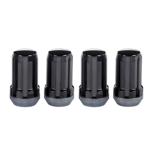 McGard SplineDrive Lug Nut (Cone Seat) M14X1.5   1.648in. Length (4-Pack) - Black (Req. Tool) Sale