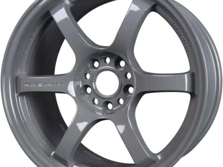 Gram Lights 57DR 18x8.5 +37 5x114.3 Glossy Gray Wheel (MOQ 20) For Sale