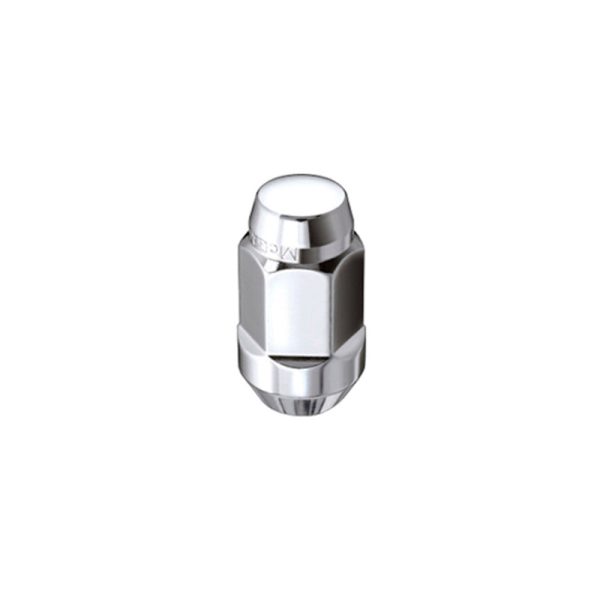 McGard Hex Lug Nut (Cone Seat Bulge Style) M14X1.5   22mm Hex   1.945in. Length (4-Pack) - Chrome For Discount