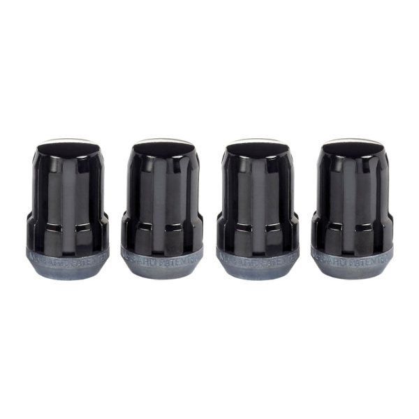 McGard SplineDrive Lug Nut (Cone Seat) M12X1.25   1.24in. Length (4-Pack) - Black (Req. Tool) Online Hot Sale