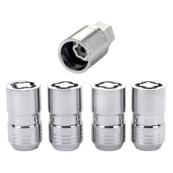 McGard Wheel Lock Nut Set - 4pk. (Cone Seat) M14X1.5   21mm & 22mm Dual Hex   1.639in. L - Chrome Discount