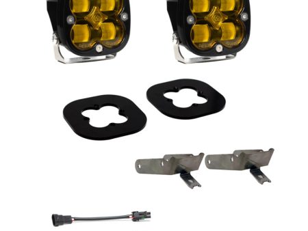 Baja Designs 11-16 Ford Super Duty Fog Pocket Kit - Amber For Discount