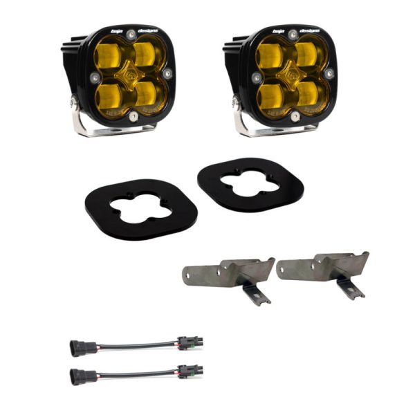 Baja Designs 11-16 Ford Super Duty Fog Pocket Kit - Amber For Discount