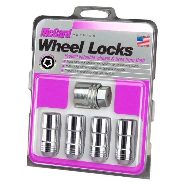 McGard Wheel Lock Nut Set - 4pk. (Cone Seat) M14X2.0   13 16 Hex   2.25in. Length - Chrome on Sale