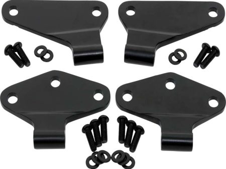 Kentrol 07-18 Jeep Wrangler JK Body Door Hinge Set 4 Pieces 2 Door - Powdercoat Black Online