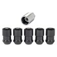 McGard Wheel Lock Nut Set - 5pk. (Cone Seat) M12X1.5   3 4 Hex   1.46in. Length - Black For Discount