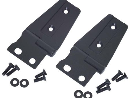 Kentrol 07-18 Jeep Wrangler JK Hood Hinge Pair - Textured Black Supply