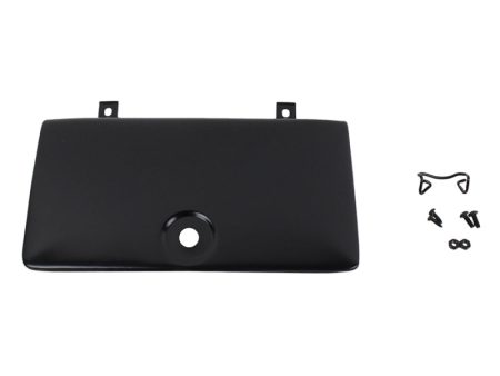 Kentrol 72-86 Jeep CJ Glove Box Door Use with OE Key Lock - Powdercoat Black Supply