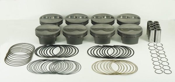 Mahle MS Piston Set SBC 358ci 4.03in Bore 3.5 3.75stk 6.125 6in Rod .927 Pin 11.9 12.6 CR Set of 8 For Cheap