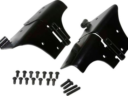 Kentrol 97-06 Jeep Wrangler TJ Windshield Hinge Pair- Powdercoat Black Online