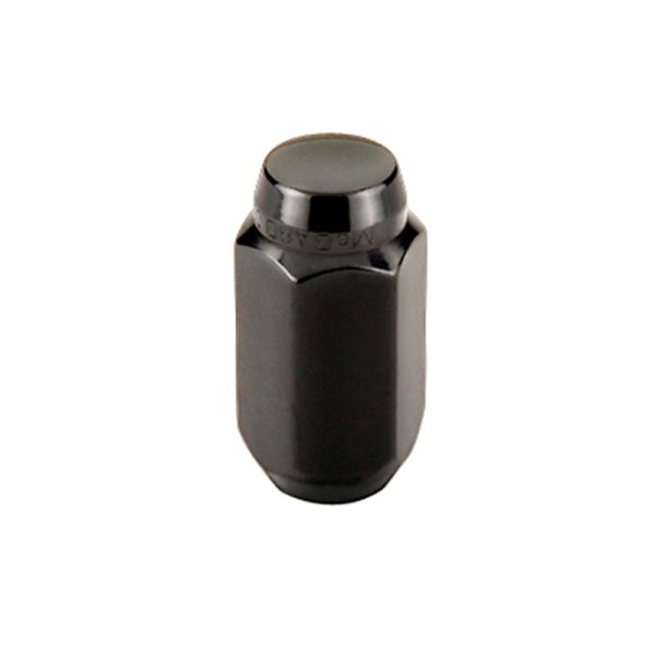 McGard Hex Lug Nut (Cone Seat) M14X1.5   22mm Hex   1.635in. Length (4-Pack) - Black Fashion