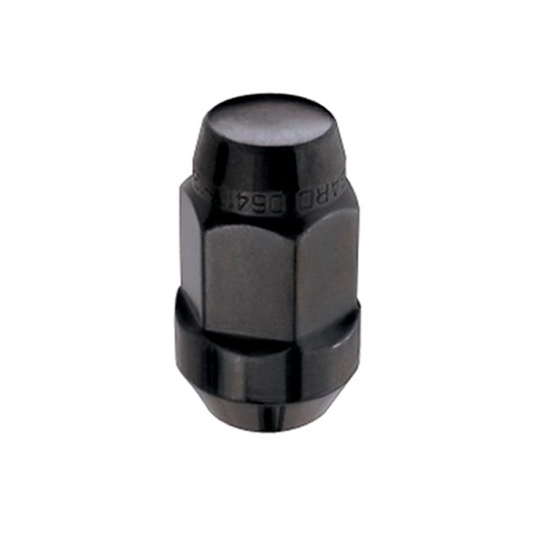 McGard Hex Lug Nut (Cone Seat Bulge Style) M14X1.5   22mm Hex   1.945in. Length (4-Pack) - Black Supply