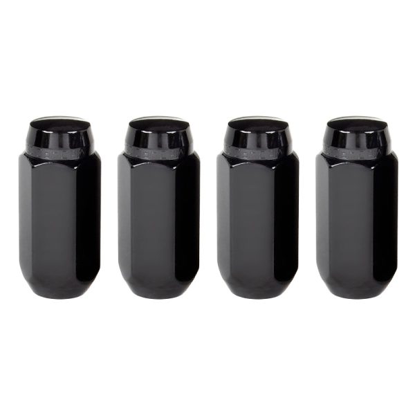 McGard Hex Lug Nut (Cone Seat) M14X1.5   22mm Hex   1.945in. Length (4-Pack) - Black on Sale