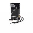 Goodridge 83-87 Kawasaki GPZ750E1-E2 Turbo Carbon Rear SS Brake Lines w Black Fittings Supply